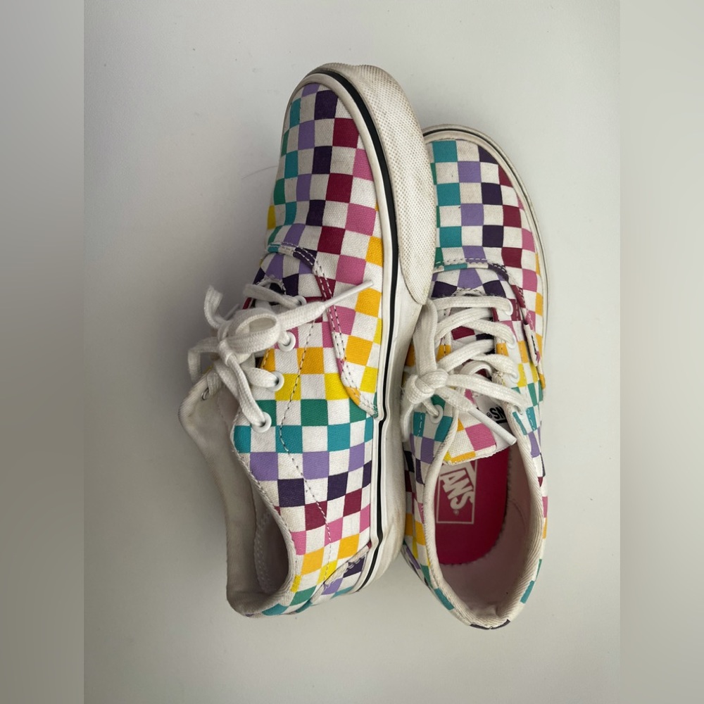 Vans check shoes